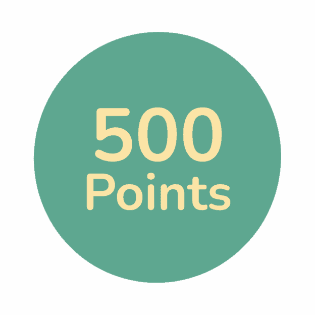 Reached 500 points