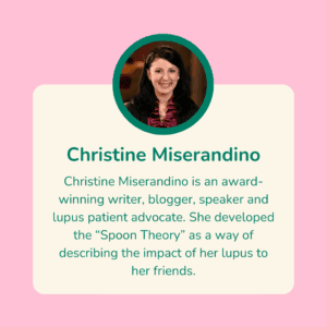 Christine Miserandino creator of spoon theory